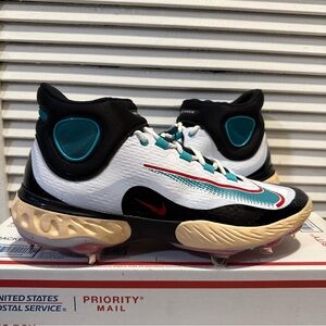 New Nike RBI Alpha Huarache Elite 4 Mid Baseball Cleats Men’s Size 12 FZ7344-101